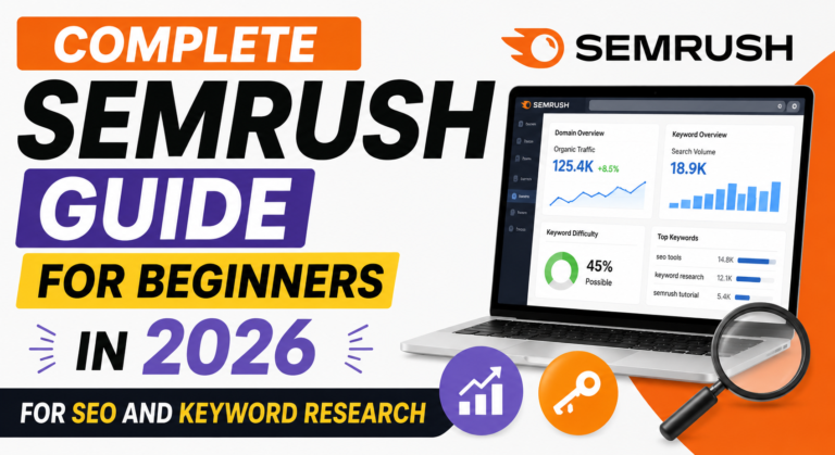 Complete Semrush Guide for Beginners in 2026 for SEO and Keyword Research 