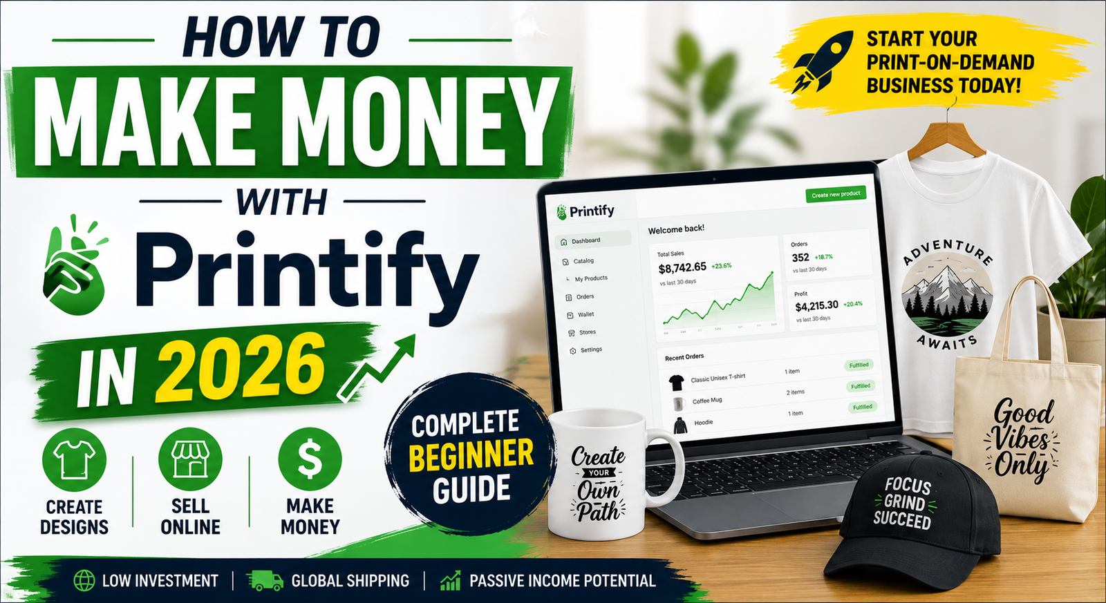 How to Make Money With Printify in 2026: Complete Beginner Guide