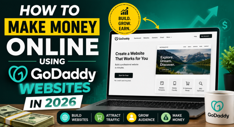 How to Make Money Online Using GoDaddy Websites in 2026