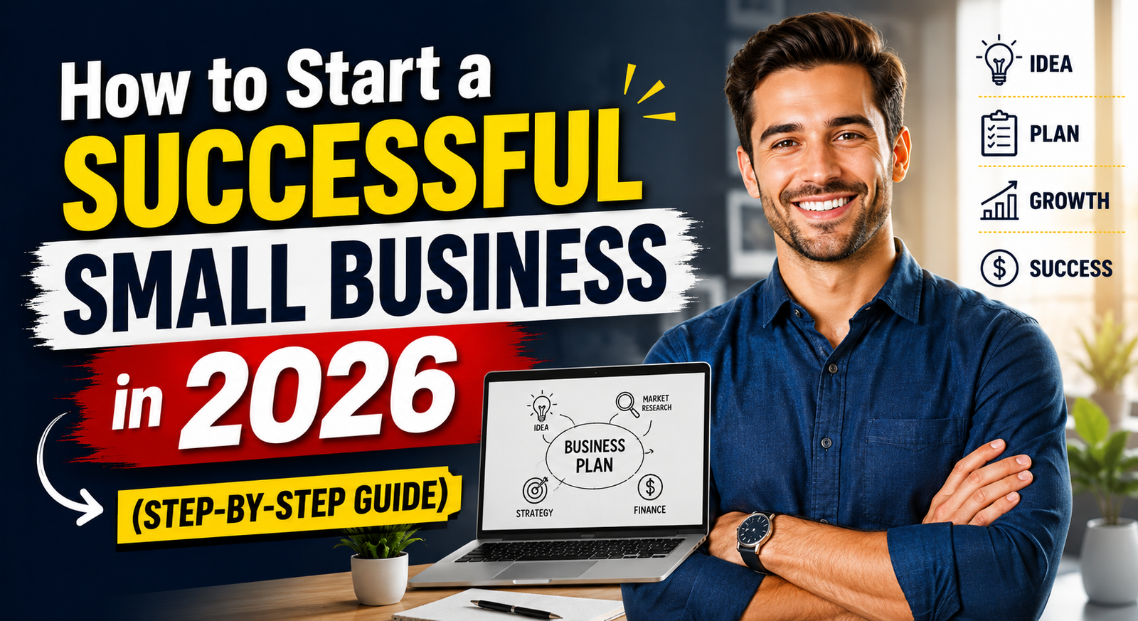 How to Start a Successful Small Business in 2026 (Step-by-Step Guide)